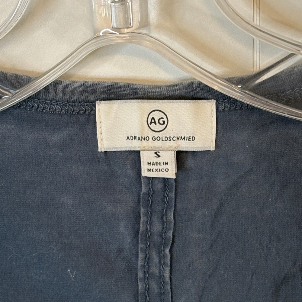 AG Adriano Goldschmied Blue Short Sleeve Tee - Picture 2 of 5